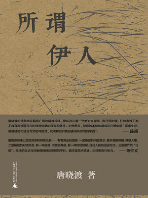cover image of 纯粹向度 所谓伊人